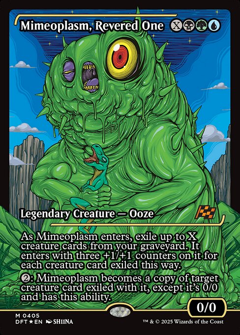 Mimeoplasm, Revered One (405) - SHOWCASE - FULL ART (Foil) - NM