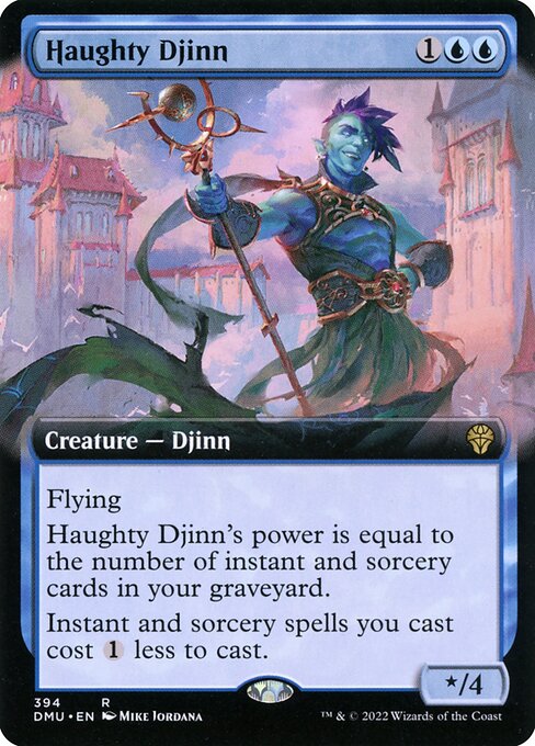 Haughty Djinn (394) - EXTENDED ART (Foil) - NM