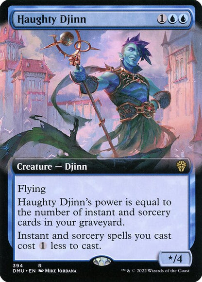 Haughty Djinn (394) - EXTENDED ART (Foil) - NM
