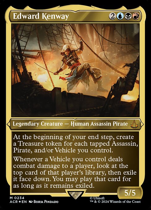 Edward Kenway (234) (Etched) - NM