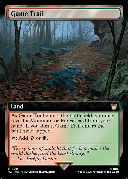 Game Trail (1091) - EXTENDED ART (Foil) - NM