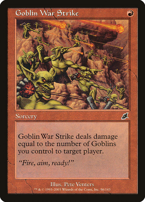 Goblin War Strike (96) - NM
