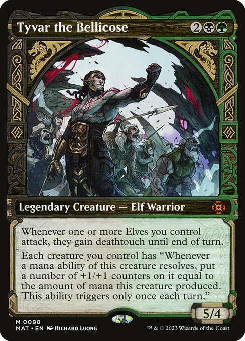Tyvar the Bellicose (98) - SHOWCASE (Foil) - NM