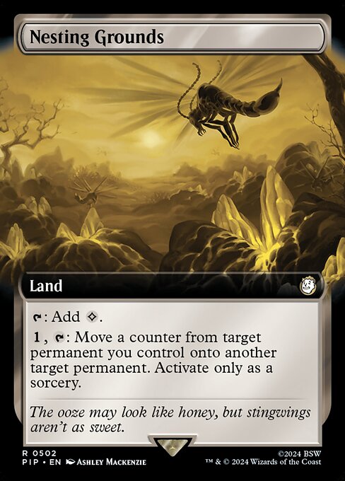 Nesting Grounds (502) - EXTENDED ART (Foil) - NM