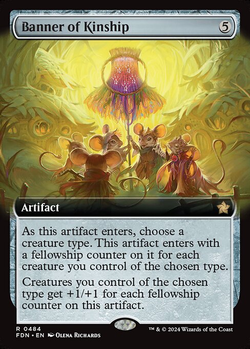 Banner of Kinship (484) - EXTENDED ART - NM