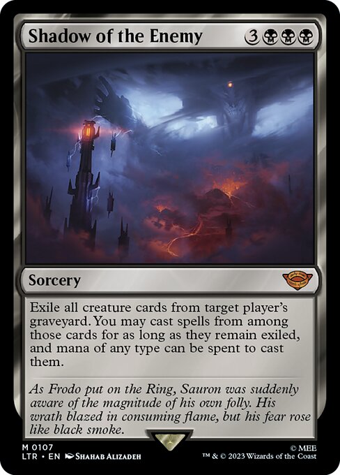 Shadow of the Enemy (107) (Foil) - NM