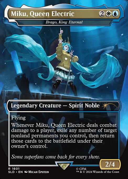 Brago, King Eternal (1601) - BORDERLESS - FULL ART - NM