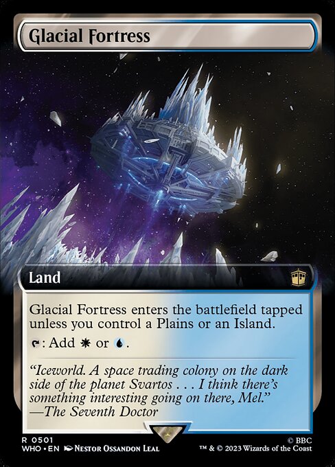 Glacial Fortress (501) - EXTENDED ART - NM