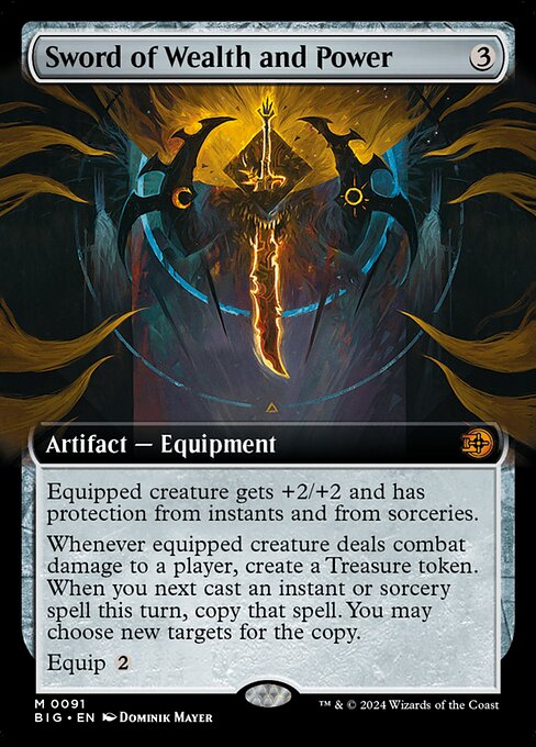 Sword of Wealth and Power (91) - EXTENDED ART - NM