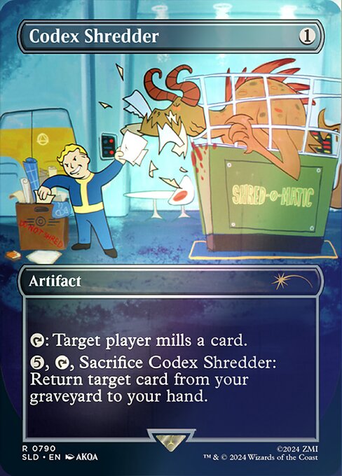 Codex Shredder (790★) - BORDERLESS (Foil) - NM