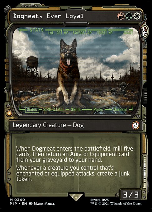 Dogmeat, Ever Loyal (340) - SHOWCASE - NM