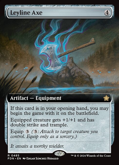 Leyline Axe (485) - EXTENDED ART - NM
