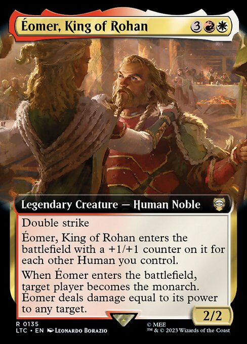 Éomer, King of Rohan (135) - EXTENDED ART - NM