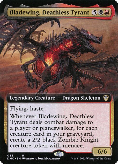 Bladewing, Deathless Tyrant (85) - EXTENDED ART - NM