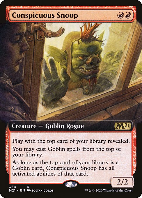 Conspicuous Snoop (364) - EXTENDED ART - NM