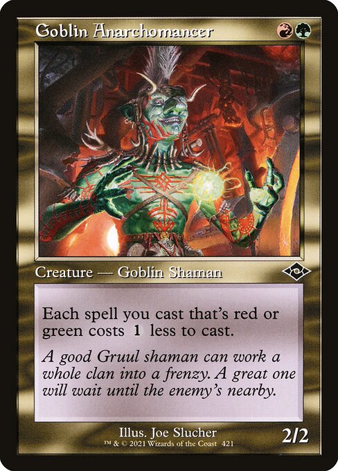 Goblin Anarchomancer (421) (Foil) - NM