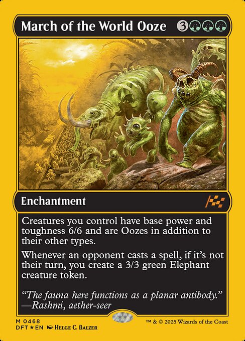 March of the World Ooze (468) (Foil) - NM