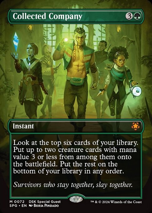 Collected Company (72) - BORDERLESS - FULL ART - NM