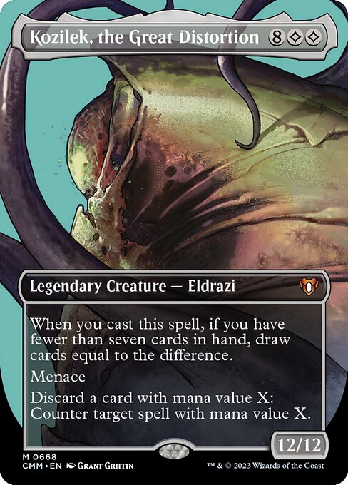 Kozilek, the Great Distortion (668) - BORDERLESS - NM