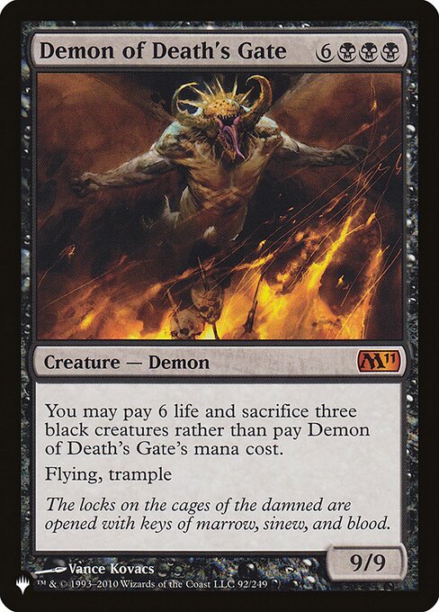 Demon of Death's Gate (M11-92) - NM