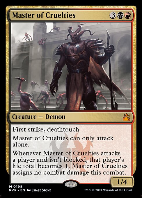 Master of Cruelties (198) (Foil) - NM